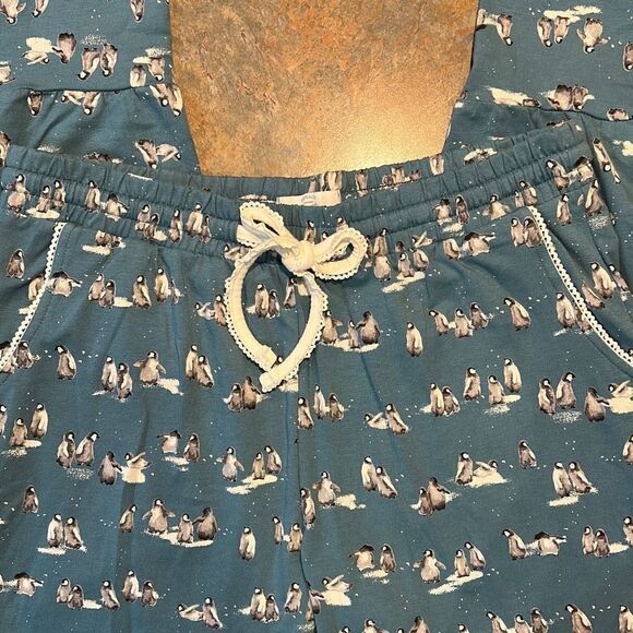 Fat Face Penguin Jogger Leggings Pockets Sz 6 - Picture 1 of 7